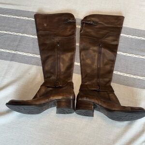 Over the Knee Distressed Boots